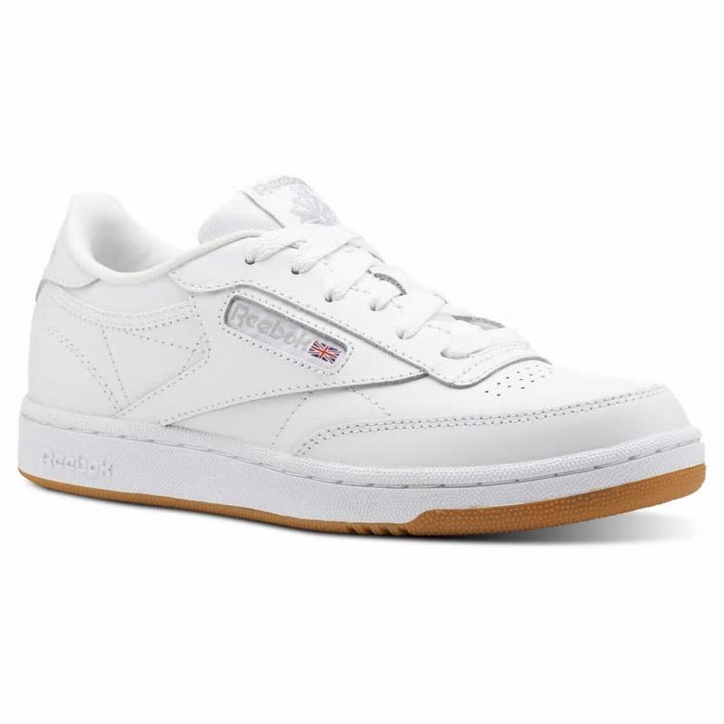 Reebok Club C Tenisky Chlapcenske - Biele RK4485NB